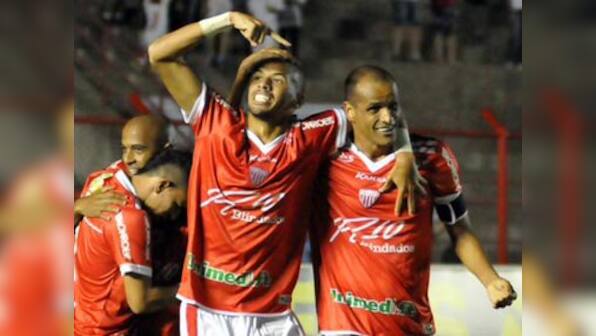 Like father, like son: Brazil legend Rivaldo and his 20-year old son score in the same match