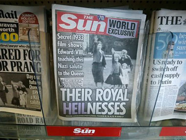 Buckingham Palace furious after British tabloid publishes video of Queen's Nazi salute Buckingham Palace furious after British tabloid publishes video of Queen's Nazi salute