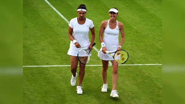 Sania-Hingis sail into second round at Wimbledon
