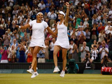 The unbridled joy of Sania Mirza-Martina Hingis winning Wimbledon 2015 The unbridled joy of Sania Mirza-Martina Hingis winning Wimbledon 2015