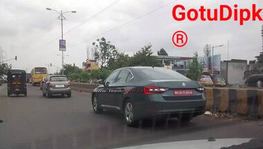 Spotted! 2016 Skoda Superb seen testing in Pune