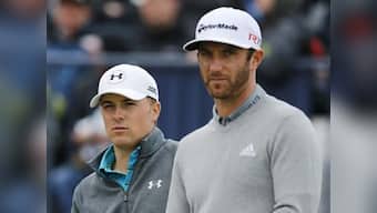 British Open: Johnson turns tables on Spieth while Woods slumps