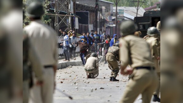 Stone pelting, Pakistani flags back in Srinagar as Modi visits Jammu