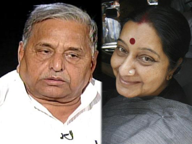 'Sau khoon maaf': Mr Mulayam Singh, Sushma Swaraj is no damsel in distress 'Sau khoon maaf': Mr Mulayam Singh, Sushma Swaraj is no damsel in distress