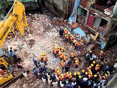 Nine persons killed after building collapses in Thane district after heavy rains Nine persons killed after building collapses in Thane district after heavy rains