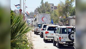 Request for ceasefire goes unheeded: UN cuts back on food aid to Syrian refugees