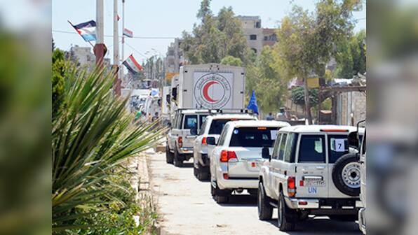 Request for ceasefire goes unheeded: UN cuts back on food aid to Syrian refugees