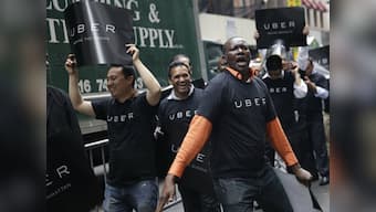 Uber offered free rides to customers who wanted to attend its New York protest