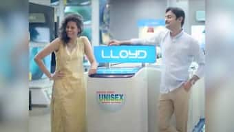This unintentionally funny ad for a 'unisex' washing machine is cracking Twitter up!