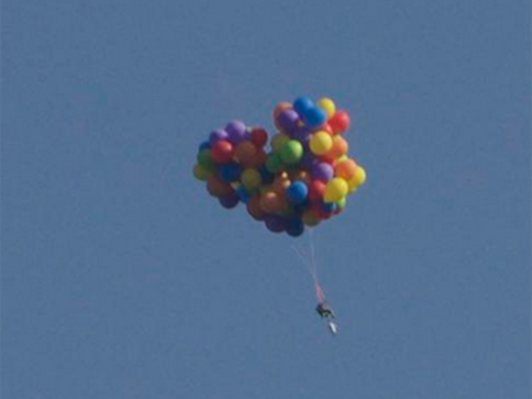 Up, up and away! Canadian man charged after flying in lawn chair ...