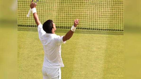 Wimbledon: Djokovic in quarters after stirring comeback to win in five sets
