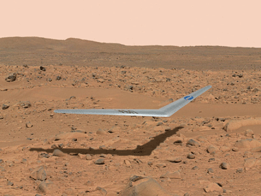 NASA unveils boomerang-shaped aircraft that could fly to Mars NASA unveils boomerang-shaped aircraft that could fly to Mars