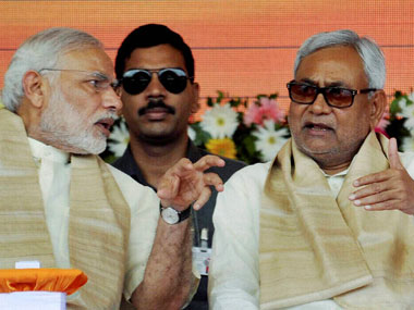 At Patna, Modi praises Nitish Kumar, slams Lalu, Congress At Patna, Modi praises Nitish Kumar, slams Lalu, Congress