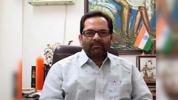 Naqvi attempts cricket jargon to take on Congress, says party on slippery pitch, needs some net practice