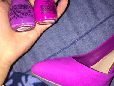 #TheDress 2.0: Now Twitter has gone berserk over matching shoes and nail polish #TheDress 2.0: Now Twitter has gone berserk over matching shoes and nail polish