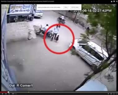 Three-year old becomes media darling after surviving being run over by car