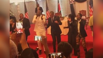 Watch: President Obama shows off some mean dance moves in Kenya 