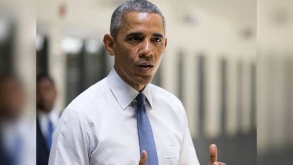 Obama first US president to visit a federal prison 