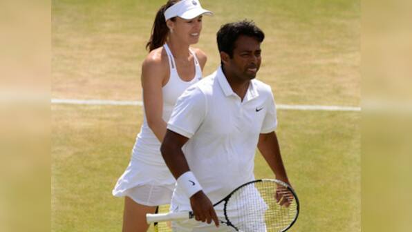 Wimbledon: Mixed day for India as Paes-Hingis advance but Sania and Bopanna lose