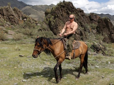 Putin, a judo black belt who has flown in a fighter aircraft, shot a Siberian tiger in the wild, plunged into the depths of Lake Baikal aboard a mini-submersible and ridden a horse in Siberia, finds Yoga difficult. Reuters