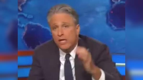 Jon Stewart takes down Donald Trump with a vengeance on The Daily Show