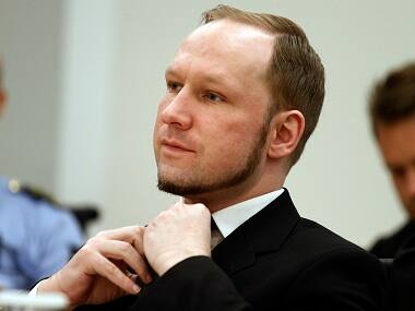 File photo of Anders Breivik. AFP