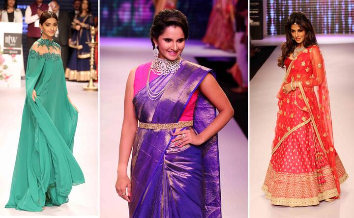 Sania Mirza, Sonam Kapoor, Chitrangada Singh, Juhi Chawla dazzle at IIJW 2015