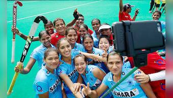 Photos: On Dhyan Chand's birthday, Indian women's hockey team gets berth for Rio Olympics