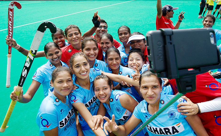 Photos: On Dhyan Chand's birthday, Indian women's hockey team gets berth for Rio Olympics Photos: On Dhyan Chand's birthday, Indian women's hockey team gets berth for Rio Olympics