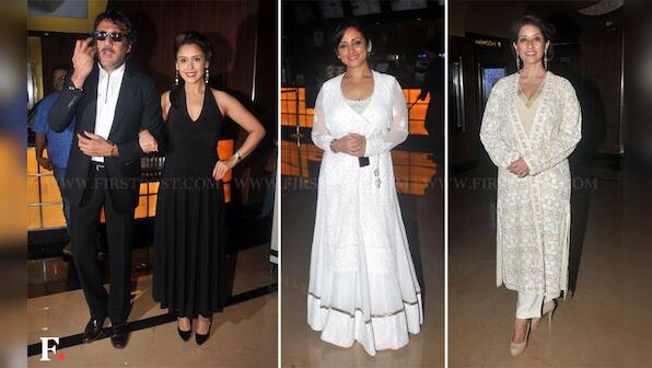 Premiere of Manisha Koirala's comeback film 'Chehere' with Jackie Shroff, Hrishita Bhatt