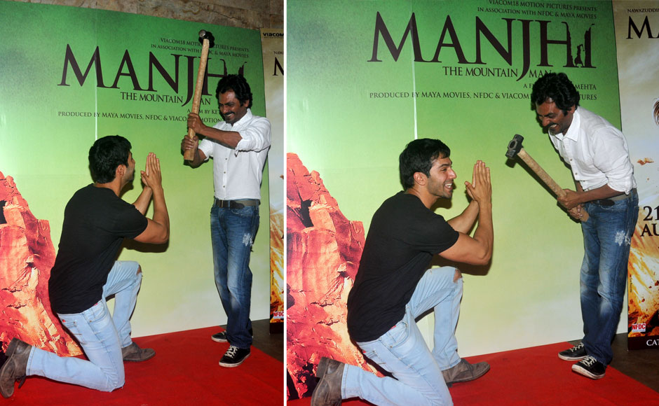 Special Screening of Manjhi with Nawazuddin, Varun Dhawan, Kangana, Radhika Apte Special Screening of Manjhi with Nawazuddin, Varun Dhawan, Kangana, Radhika Apte