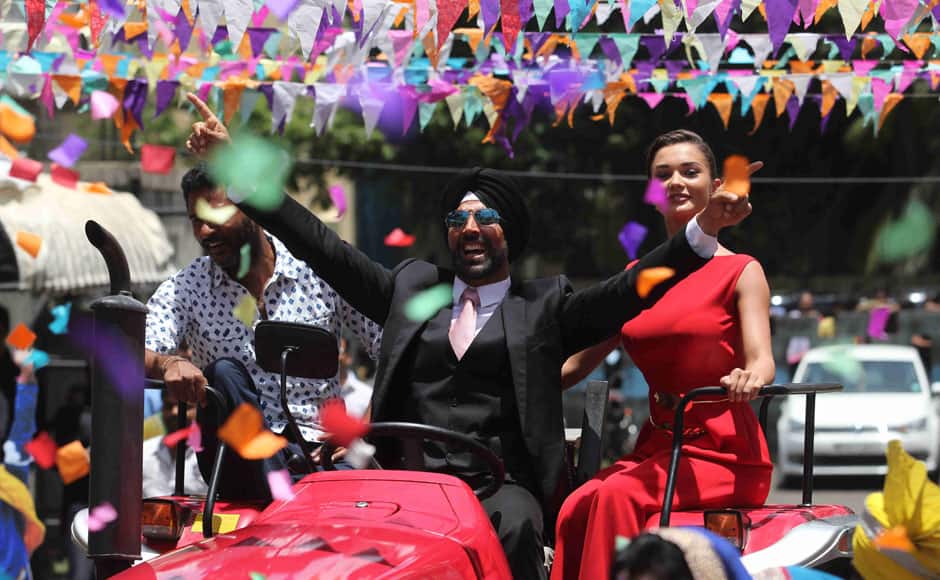 Prabhudheva, Akshay Kumar, Amy Jackson. Sachin Gokhale/ Firstpost