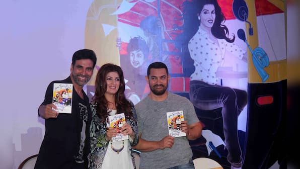 Mrs Funnybones: Twinkle Khanna launches debut book with Akshay Kumar, Dimple Kapadia, Aamir Khan