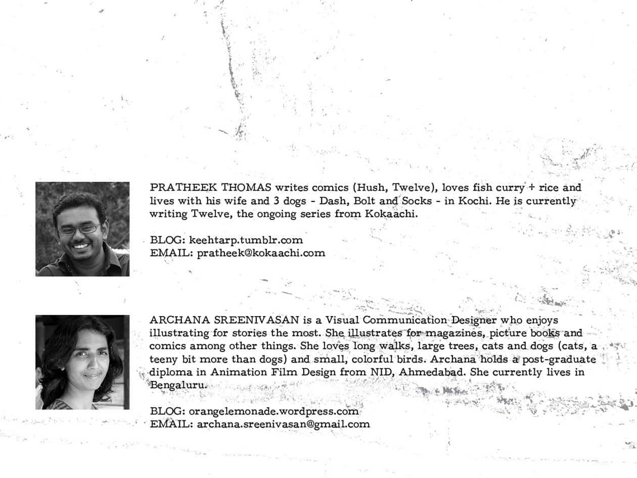 Credits: By Pratheek Thomas and Archana Sreenivasan. Published by Studio Kokaachi.