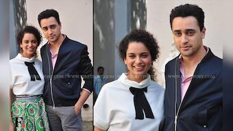 Quirky Kangana Ranaut, elegant Imran Khan step out in style to promote Katti Batti
