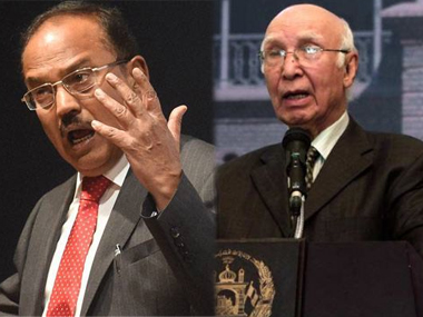 Won't be appropriate if Sartaj Aziz met with Kashmiri separatists: India advises Pakistan ahead of NSA-level talks Won't be appropriate if Sartaj Aziz met with Kashmiri separatists: India advises Pakistan ahead of NSA-level talks