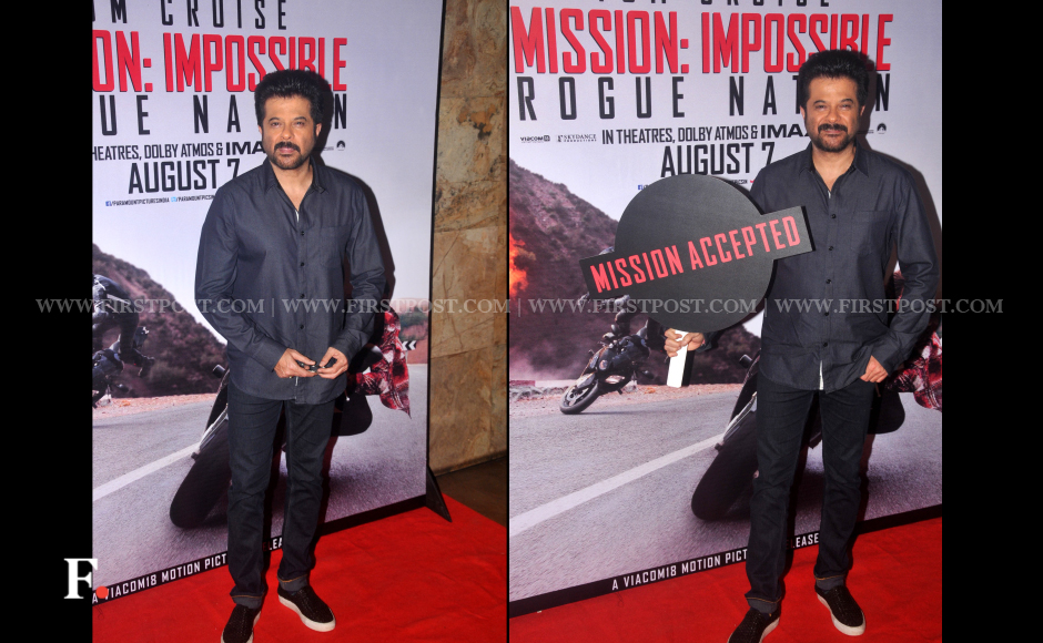 Deja vu: Anil Kapoor hosts special screening of Mission: Impossible - Rogue Nation Deja vu: Anil Kapoor hosts special screening of Mission: Impossible - Rogue Nation