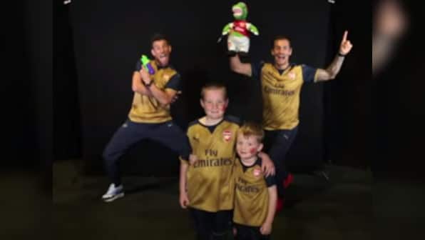 Picture Perfect: Arsenal stars photobomb unsuspecting fans in hilarious photoshoot