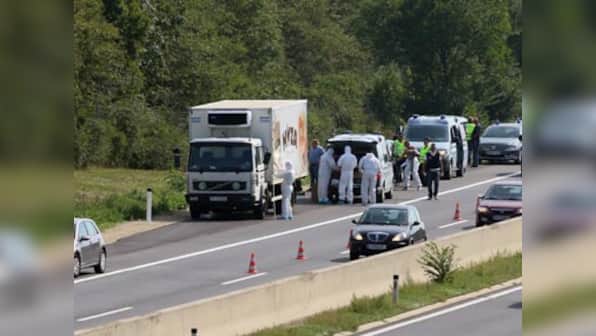 At least 50 decomposing bodies of migrants found in abandoned truck in Austria
