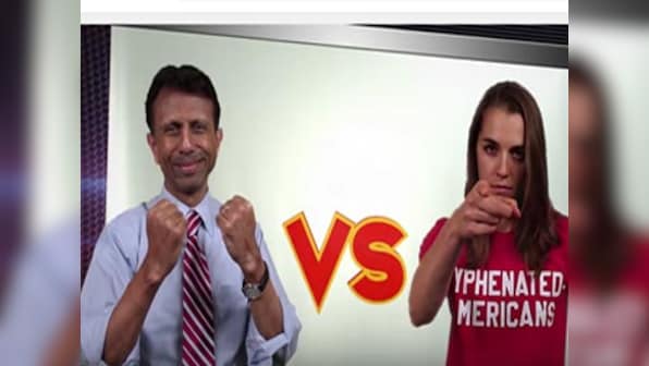 Watch: Forget policy reform, Bobby Jindal takes on 'issues' through push-ups