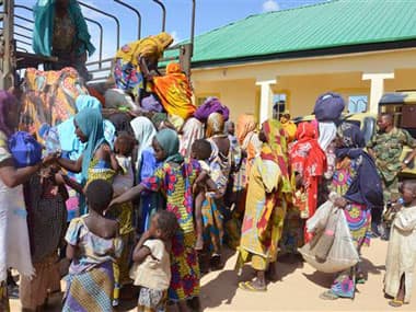 Representational image. Villagers held hostage by Boko Haram who have been freed by the army. AP