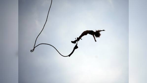 What a hero: 80-year-old woman bungee jumps off one of Europe's highest bridges
