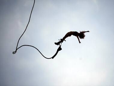 What a hero: 80-year-old woman bungee jumps off one of Europe's highest bridges