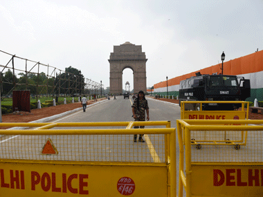Over 6,000 security personnel to keep hawk-eye vigil in Delhi on Independence Day Over 6,000 security personnel to keep hawk-eye vigil in Delhi on Independence Day