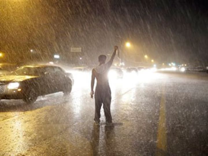 On anniversary of Ferguson shooting, demonstrator injured during clashes