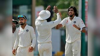 Sri Lanka fight back after Ishant five-for as 15 wickets fall on a see-saw day