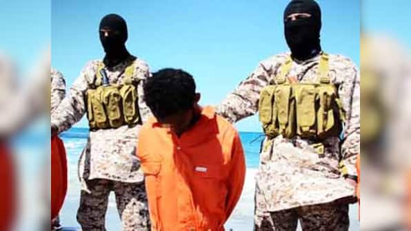 Islamic State posts brutal video of four Iraqi Shiite fighters being burned alive