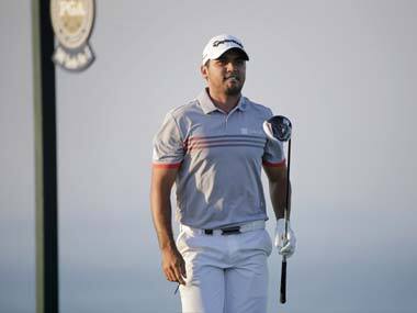 Jason Day leads his third major in a row after 54 holes. AP