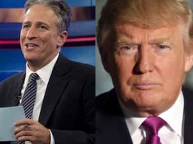Jon Stewart and Donald Trump