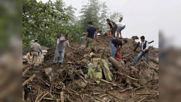 At least 20 dead, several houses swept away in Manipur landslide